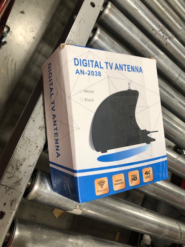 Photo 3 of 2024 Latest TV Antenna Indoor, Antenna for Smart TV- 4K Clear Digital Signal Enhancer with Retractable Design, Ultra-Long Coaxial Cable, Covers 1000+ Miles, Supports All Local Channels-33ft