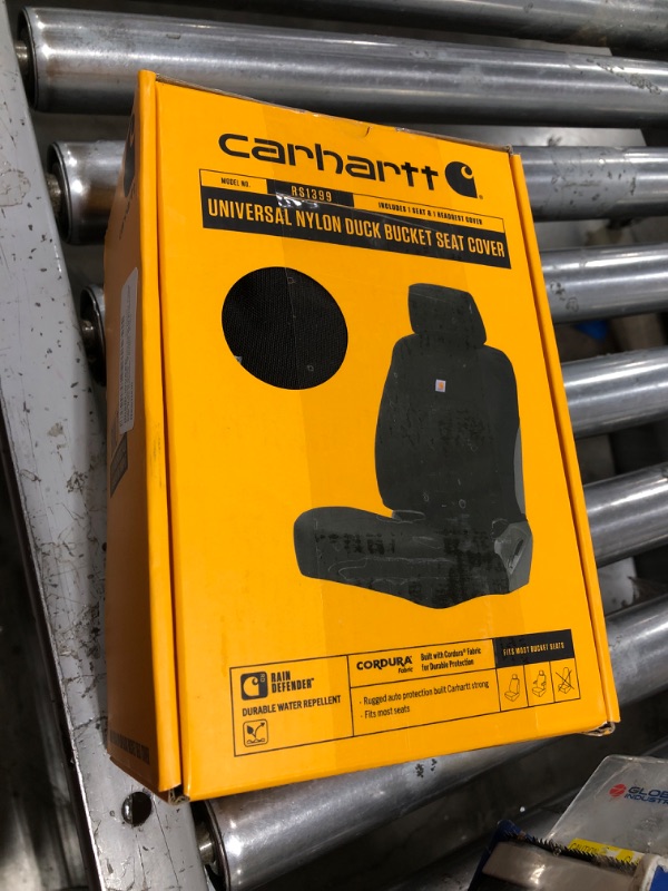 Photo 3 of Carhartt Universal Nylon Duck Canvas Fitted Bucket Seat Cover