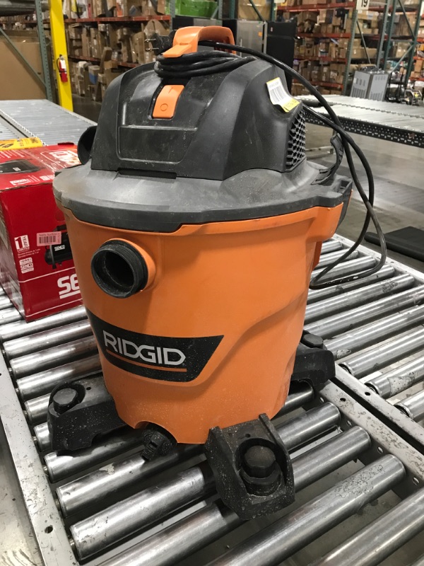 Photo 1 of 12 Gallon 5.0 Peak HP NXT Shop Vac Wet Dry Vacuum with General Debris Filter, Locking Hose and Accessory Attachments
