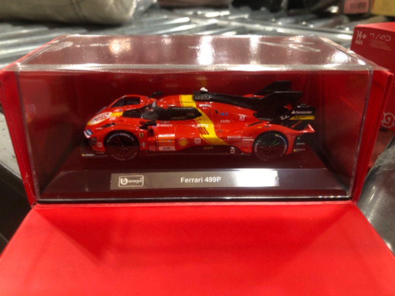 Photo 2 of Bburago - 1/43 Ferrari Racing 499P LMH #51 - New 2024 Alloy Racing Rally Car Kid and Adult Die Cast Luxury Vehicles Collectible Model