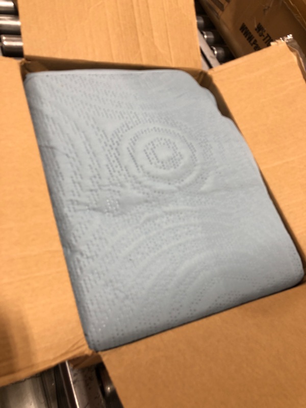 Photo 1 of Oversized King Bedspreads 128x120 Extra Wide Quilt for Tall King California King Bed Lightweight 3 Piece Quilted Coverlet Pillow Shams Set Spa Blue