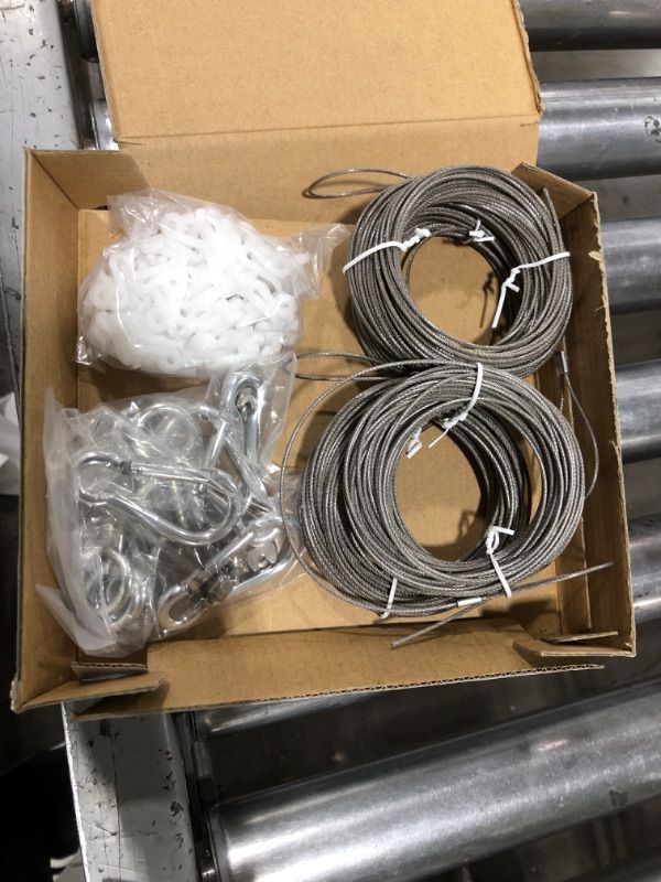 Photo 1 of 200 Ft. ProDec Complete Cable Wire Outdoor Patio Light Kit

