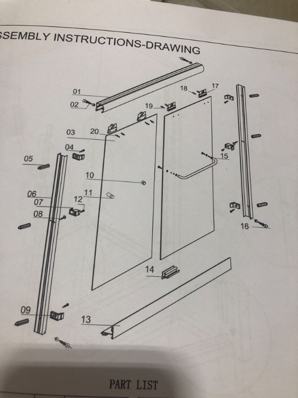 Photo 2 of both shower sliding door 