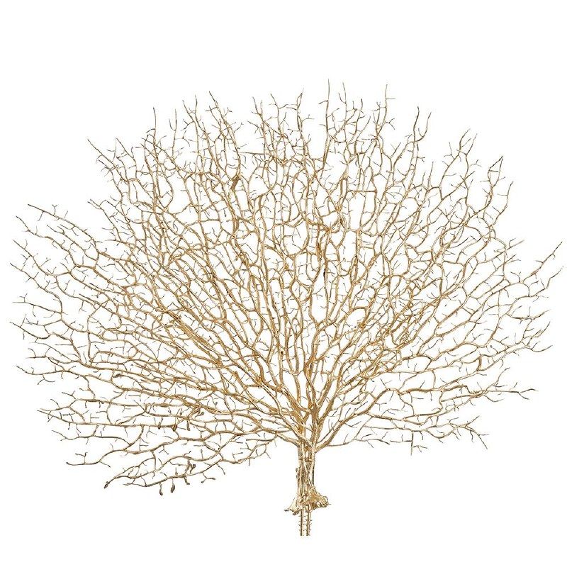 Photo 1 of 18" Faux Gold Sea Fan
