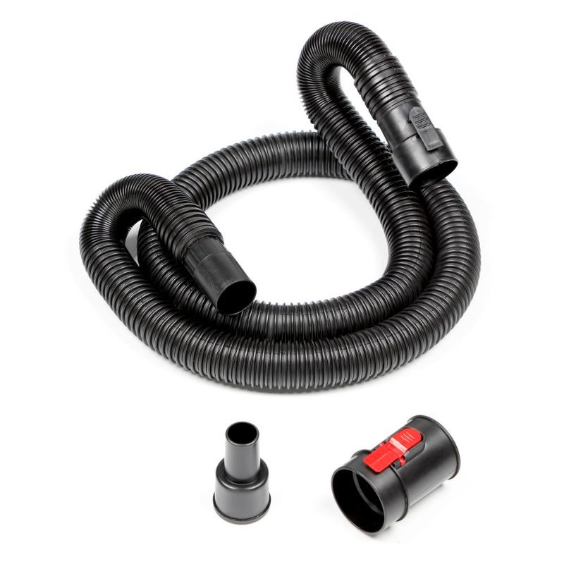 Photo 1 of 1-7/8 in. X 7 Ft. Tug-a-Long Locking Vacuum Hose for Wet/Dry Shop Vacuums
