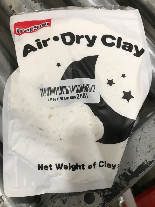 Photo 2 of  White Air Dry Clay, Modeling Clay for School Art & Craft Project. Refill White Clay for Kids Age 3-12, Boys and Girls Gift