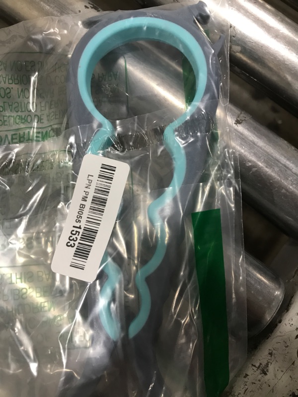 Photo 1 of  Jar Opener Bottle Opener and Can Opener for Weak hands, Seniors with Arthritis and Anyone with Low Strength, Mutil Jar Opener Get Lids Off Easily (Blue and Grey)