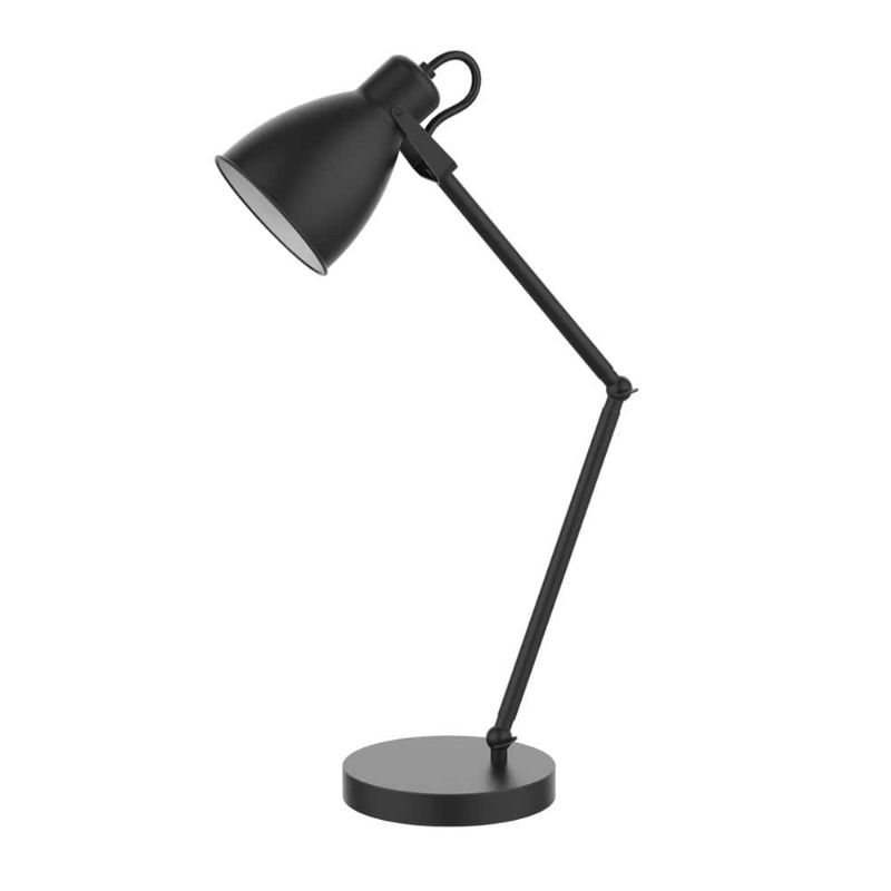 Photo 1 of 24 in. Black Architect Desk Lamp
