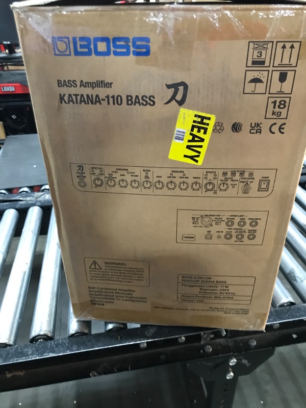 Photo 4 of Boss Katana-110 Bass 1 x 10-inch 60-watt Combo Amp