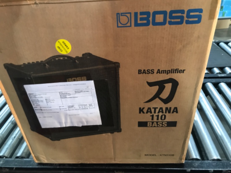 Photo 2 of Boss Katana-110 Bass 1 x 10-inch 60-watt Combo Amp