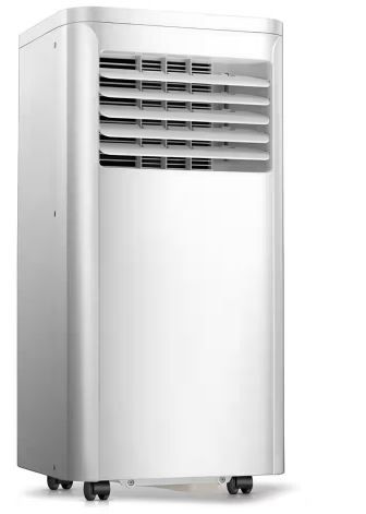 Photo 1 of 10,000 BTU (6,000 BTU DOE) 115-Volt Quiet 55 dB Portable Air Conditioner Dehumidifier and Remote to 300 sq. ft. White



