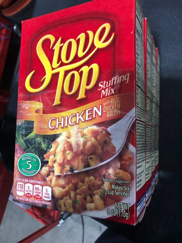 Photo 1 of 4 pack Stove Top Stuffing Mix for Chicken (6 oz Box) 