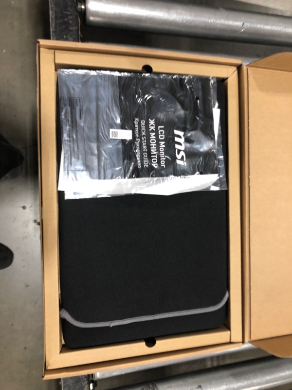 Photo 1 of MSI Pro MP161 E2 Portable Monitor, 15.6" FHD IPS 1080p, USB Type-C, Mini-HDMI, Built-in Speakers, Perfect for PC, Mac, PS5, PS4, Xbox, Mobile, Metal Gray