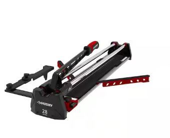 Photo 1 of 28 in. Tile Cutter with Tungsten Carbide Blade and Adjustable Gauge


