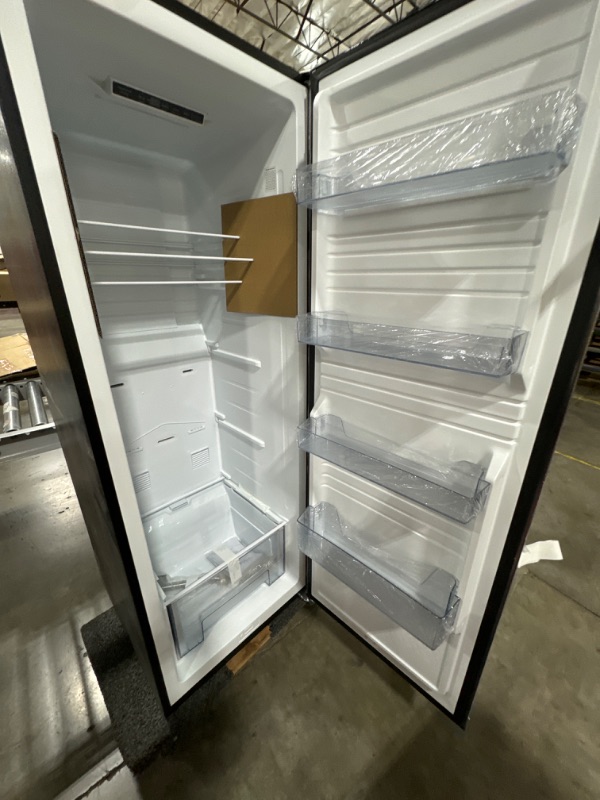 Photo 5 of 11 cu. ft. Convertible Auto Defrost Garage Ready Upright Freezer/Refrigerator in Stainless Steel, Energy Star


