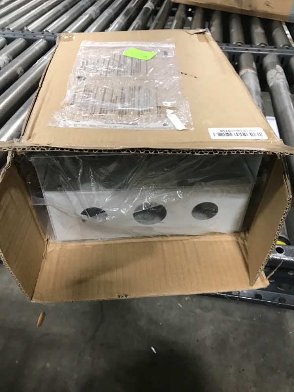 Photo 1 of Tocretoare Temporary Power Outlet Panel, Power Circuit Breaker Panel with 20, 30, and 50 Amp Receptacle Installed, Prewired Receptacle Panel Weatherproofed Lockable Electrical Outlet Box