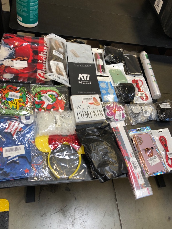 Photo 1 of 25 PCS MISC. ITEMS BAG LOT - SOLD AS IS 