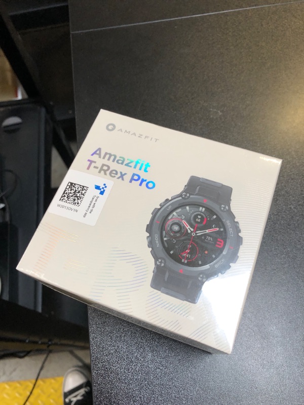 Photo 1 of Amazfit T-Rex Pro 3.3 Cm (1.3") AMOLED 48 Mm Digital 360 X 360 Pixels Touchscreen Black GPS (satellite)
