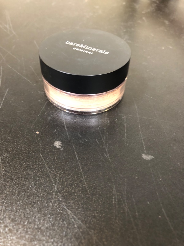 Photo 2 of bareMinerals Original Loose Powder Foundation SPF 15, Lightweight Mineral Loose Powder Foundation Makeup, Buildable Coverage, Talc Free, Vegan Medium Beige 12 0.28 Ounce (Pack of 1)