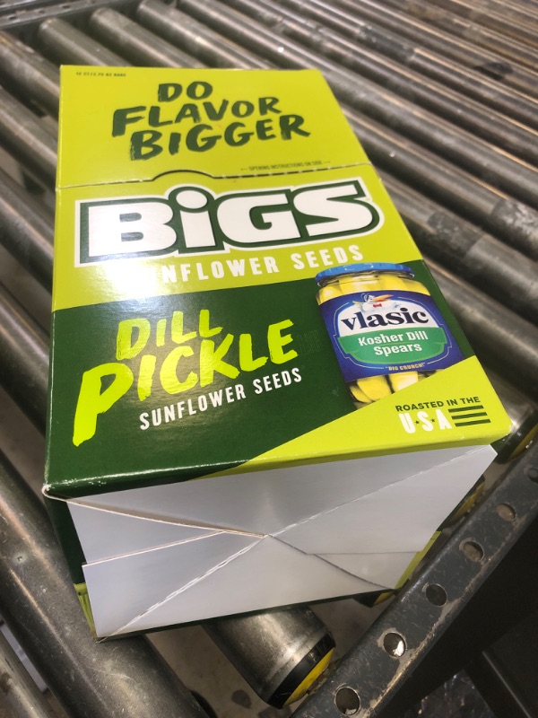 Photo 1 of Bigs Dill Pickle Sunflower Seed, 2.75 Ounce -- 72 per case.