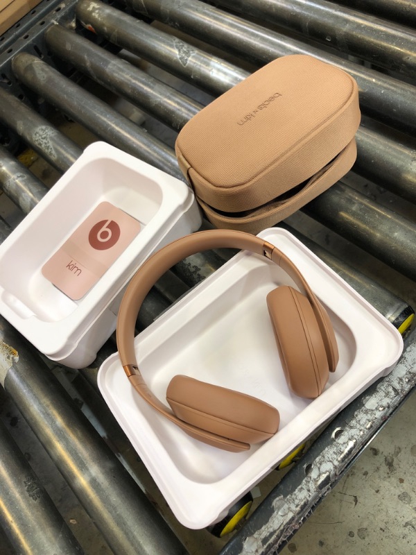 Photo 2 of Beats Studio Pro x Kim Kardashian – Bluetooth Noise Cancelling Headphones,Personalized Spatial Audio, USB-C Lossless Audio, Apple & Android Compatibility, Up to 40 Hours Battery Life - Dune