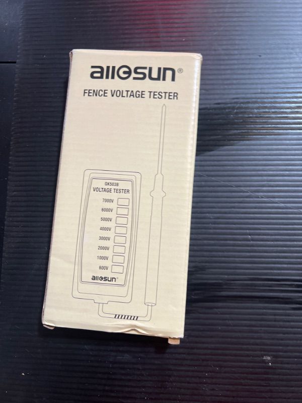 Photo 2 of ALLOSUN GK503B NEON Electric Fence Voltage Tester and Fault Finder Max 7 kV, NOT LED, Red GK503B 600-7000V