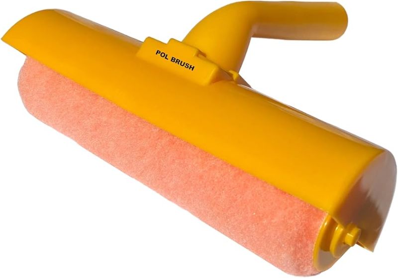 Photo 1 of 10" Ceiling Paint Roller with Shield - European Premium Multicolor - for Painting Ceilings and Walls without Splatter - for Paints, Varnishes and Primers.