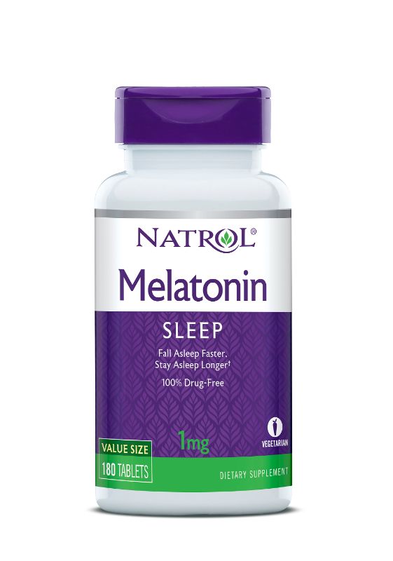 Photo 1 of  expires- september/30/26
Natrol, Melatonin, 1 Mg, 180 Tablets
