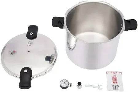 Photo 1 of 23 Quart Pressure Canner and Cooker with Pressure Gauge 10PSI Explosion Proof Safety Valve Extra-Large Size