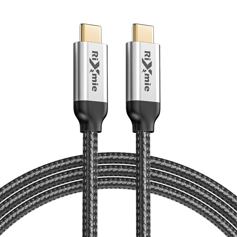 Photo 1 of 240W 20Gbps Data Transfer USB-C to USB-C Cable [3.3ft], Type C Charging Cable Fast Charge for iPhone 15 Pro/15 ProMax, iPad Pro 2022, iPad Air 4, Samsung Galaxy S23+/S23 Ultra and More