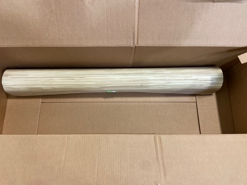 Photo 1 of (Unknown Length) Hand Weaved Wood Grass Paper Wallpaper, Grass cloth Wallpaper Textured Accent Wall Covering, Natural Grass Cloth Wallpaper Roll, Natural Fiber Wallpaper for Bedroom, Backdrop, Bathroom