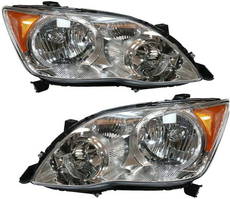 Photo 1 of ***Left And Right Side*** Headlight Assembly Compatible with Toyota Avalon XL/XLS/Limited/Touring Sedan 3.5L 2008 2009 2010, A Pair OE Replacement Headlight 8118507083 8111007093 Left & Right Side Xenon HID Headlamp