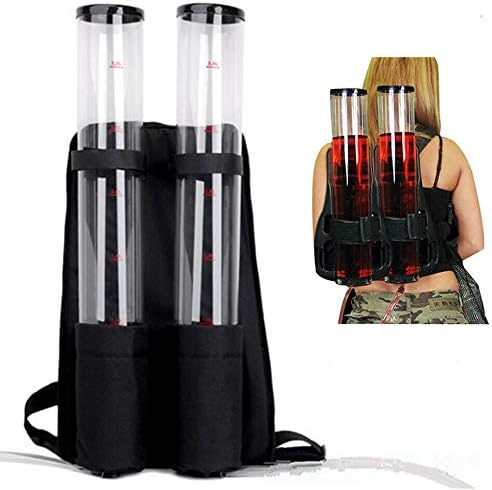 Photo 1 of Dual Tank Backpack Drink Dispenser, 3+3 Liter Beer Beverage Drink Dispenser for Club Bar Party Beer Tool