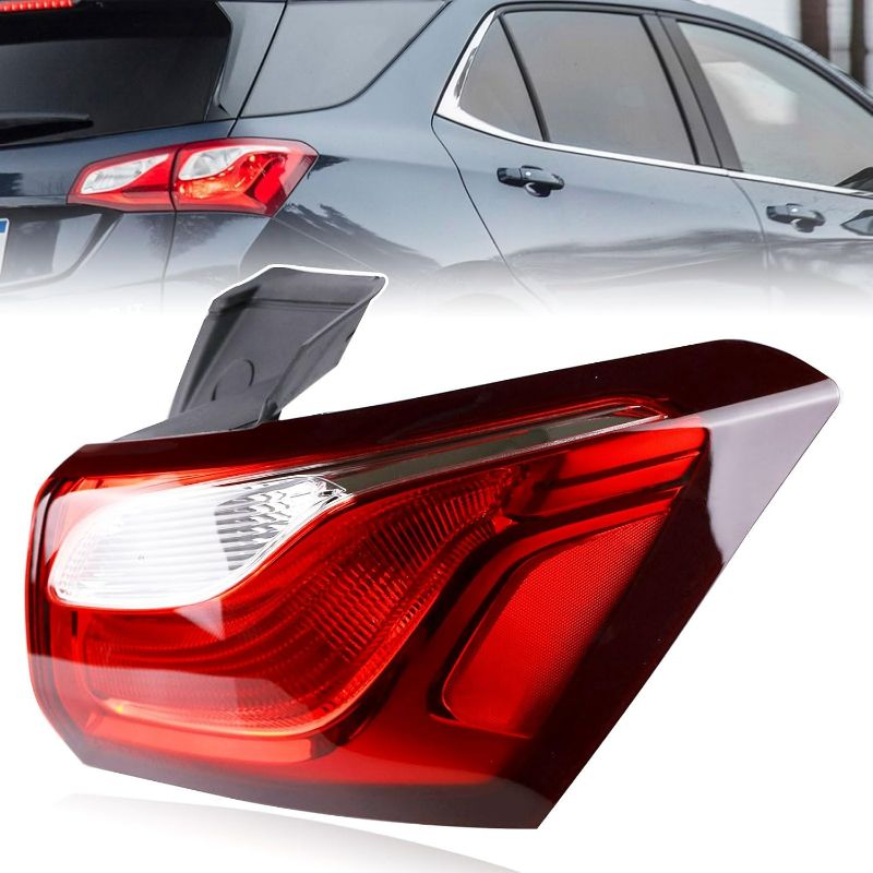 Photo 1 of ***Passenger Side*** Halogen Tail Light Assembly Compatible with Chevy Equinox 2018 2019 2020 Right Passenger Side Taillights Rear Outer Tail Lamp Halogen Tail Lights Replace 84769836