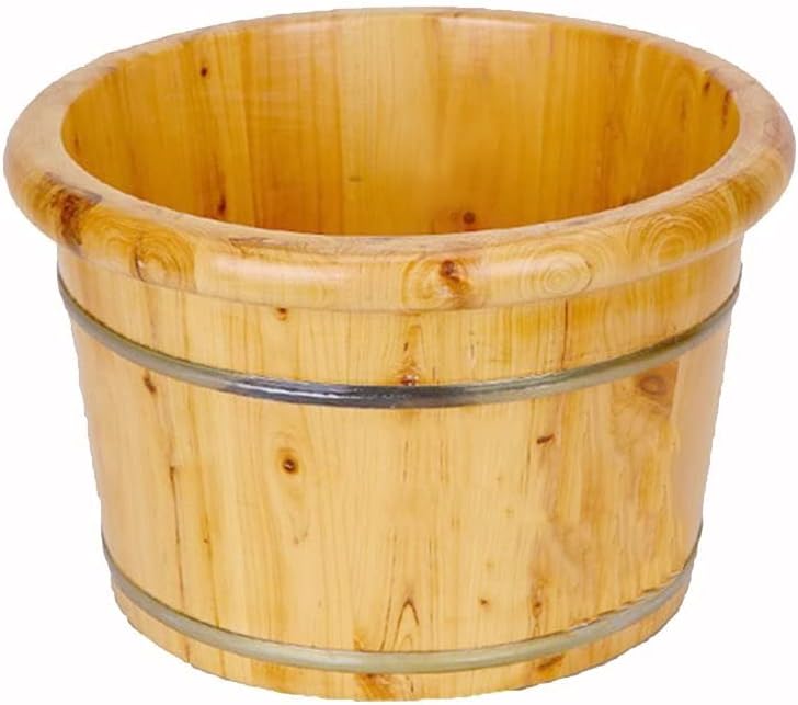 Photo 1 of Foot Spas for Home Use Rubber Wood Tub Foot Bath tubFootbath Foot tub Wash The Wooden Barrel Foot Massage
