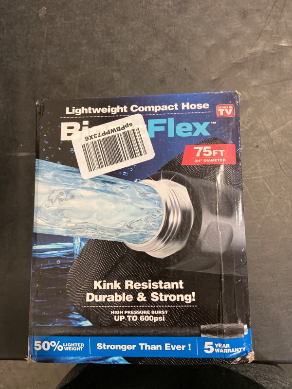 Photo 3 of Bionic Flex 75 Foot Garden Hose, Flexible Water Hose Lightweight Weatherproof 75 Ft Garden Hose, Garden Hose 75 Ft Outdoor with 500 PSI, Kink Free, Manguera de Agua Flexible, As Seen on TV