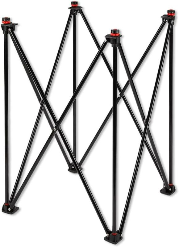 Photo 1 of Collapsible & Fully Adjustable Carrom Stand - Compact aluminium stand (41cm x 41cm x 76cm when unfolded). Suitable for any Uber Games Carrom Board