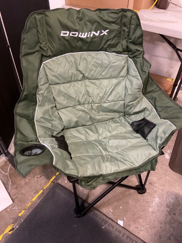 Photo 3 of Dowinx Green Camping Chair | Oversized Extra Large | Padded | 600D Oxford Cloth