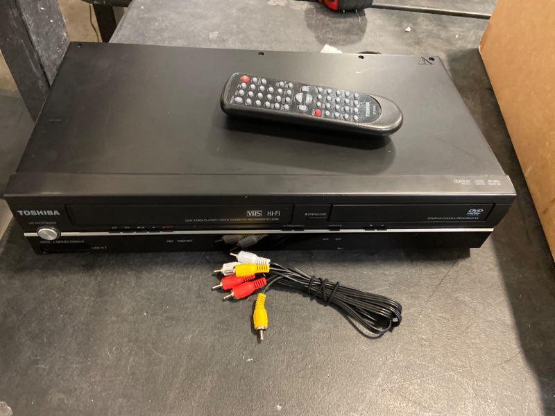 Photo 1 of Toshiba SD-V296 DVD Player/VCR Combo, Progressive Scan Dolby Digital Remote Control, Black