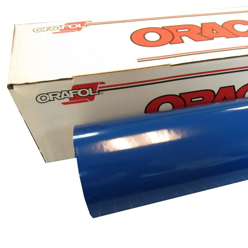 Photo 1 of 24" x 15' (feet) Roll of Oracal 651 Vinyl for Craft Cutters and Vinyl Sign Cutters (Blue, 15 Feet)