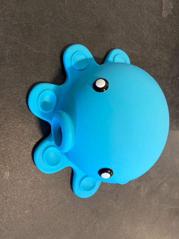 Photo 3 of Bath Tub Overflow Drain Cover- Bathtub Drain Cover, Silicone Bathtub Overflow Cover with Suction Cups, Tub Overflow Drain Stopper Adds Inches of Water for Deeper Bath, Cute Bathroom Accessories, Blue