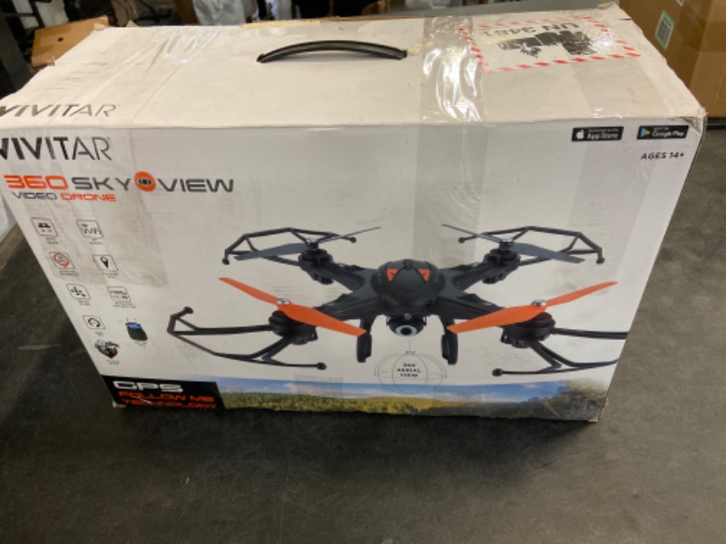 Photo 3 of Vivitar DRC-888 360 Sky View WiFi HD Video Drone with GPS and 16 Mega Pixel Camera, Works with iOS & Android Devices, Built in Dual GPS Module & Wi-Fi Connectivity, Full HD Video Recording