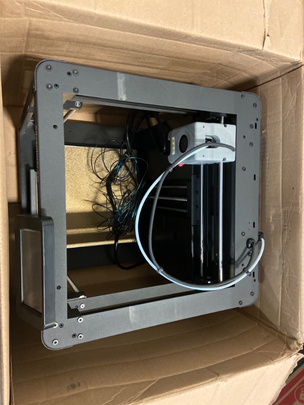 Photo 2 of FLASHFORGE Adventurer 5M 3D Printer with Fully Auto Leveling, Max 600mm/s High Speed Printing, 280°C Direct Extruder with 3S Detachable Nozzle, Core XY All Metal Structure, Print Size 220x220x220mm