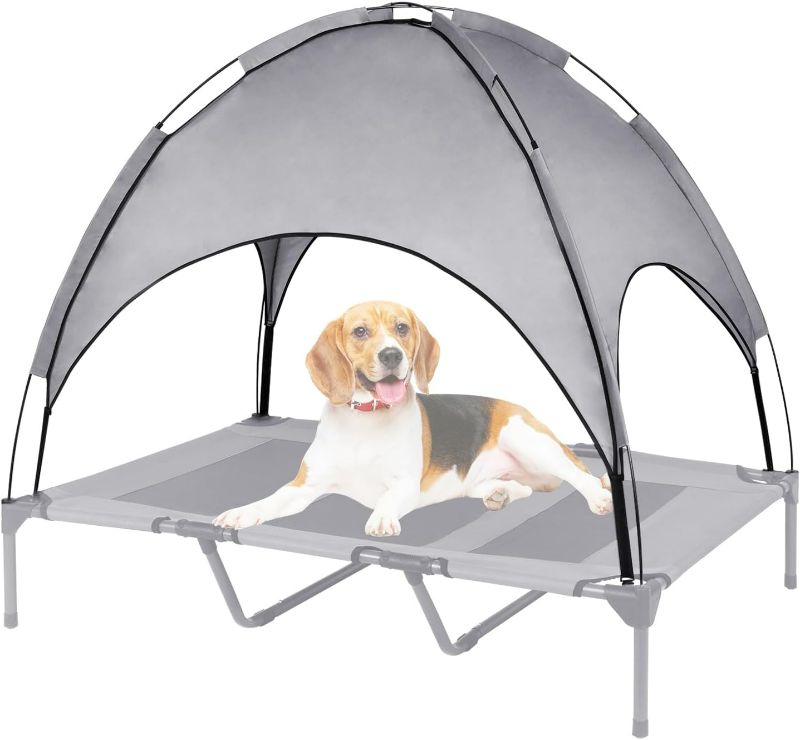 Photo 1 of Outdoor Elevated Dog Bed Canopy Replacement, 48 X 35 Inch XLarge Pet Cot Canopy for Outdoor Raised Pet Bed Replacement