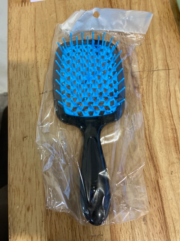 Photo 2 of 2024 New 2 Pack Detangling Hair Brush, Detangling Brush for Curly Hair, Wet and Dry Detangle Brush, Detangling Hair Comb, Easily Removes Tangles, Blue