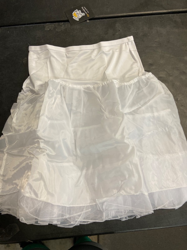 Photo 2 of M/L Abaowedding Flower Girls Hoopless Petticoat Crinoline Child's Tutu Underskirt Slips