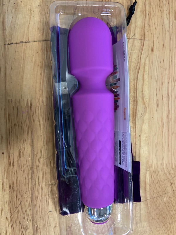 Photo 2 of Electric Wand Massager, Bolly Cordless Waterproof Rechargeable Powerful Massager with 8 Powerful Speeds & 20 Patterns for Therapeutic Muscle Aches and Sports Recovery