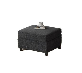 Photo 1 of VINGLI 	27.2"D x 23.6"W x 18.1"H  Dark Grey Linen Storage Ottoman Module for Convertible Sectional Sofa Sleeper, Free Combination of Footrest and Seating Cube 