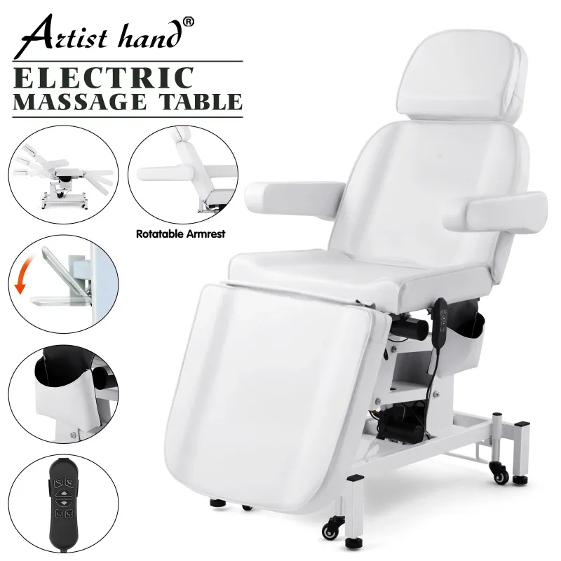 Photo 1 of Artist Hand 3 Motors Facial Bed Dual Control Full Electrical Medical Aesthetic Chair for Esthetician Beauty Podiatry Doctor