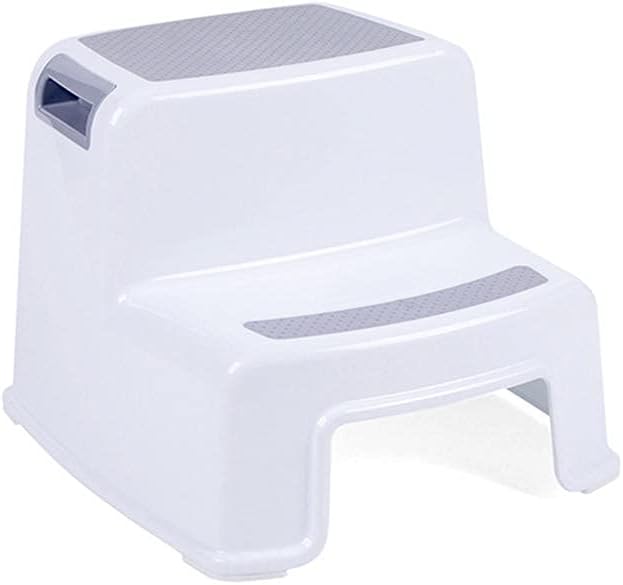 Photo 1 of Multi-Function Step Stool Anti-Slip Thicken Footstool Single/Double Layers Stool-Grey